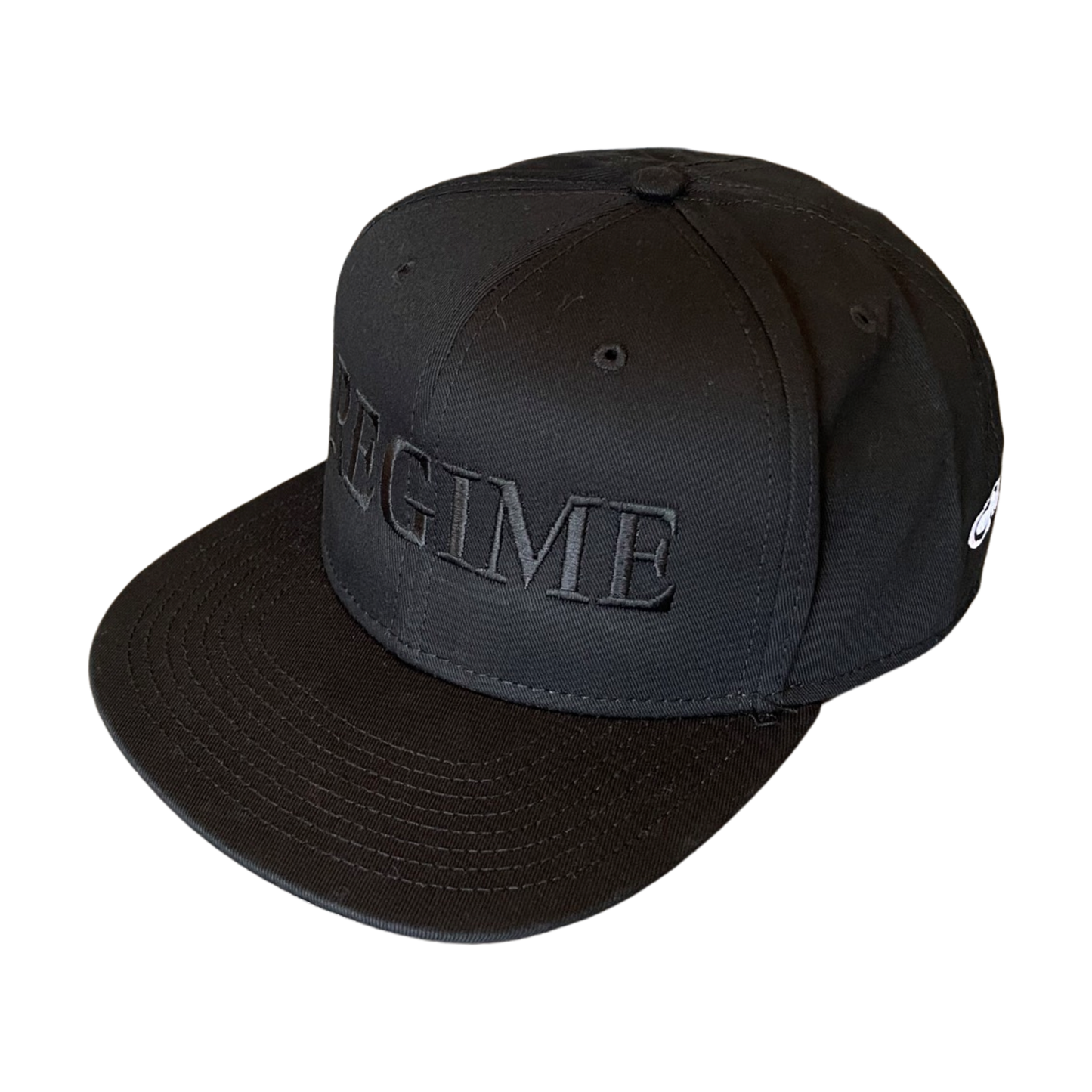 Regime Snapback Hat - Black on Black